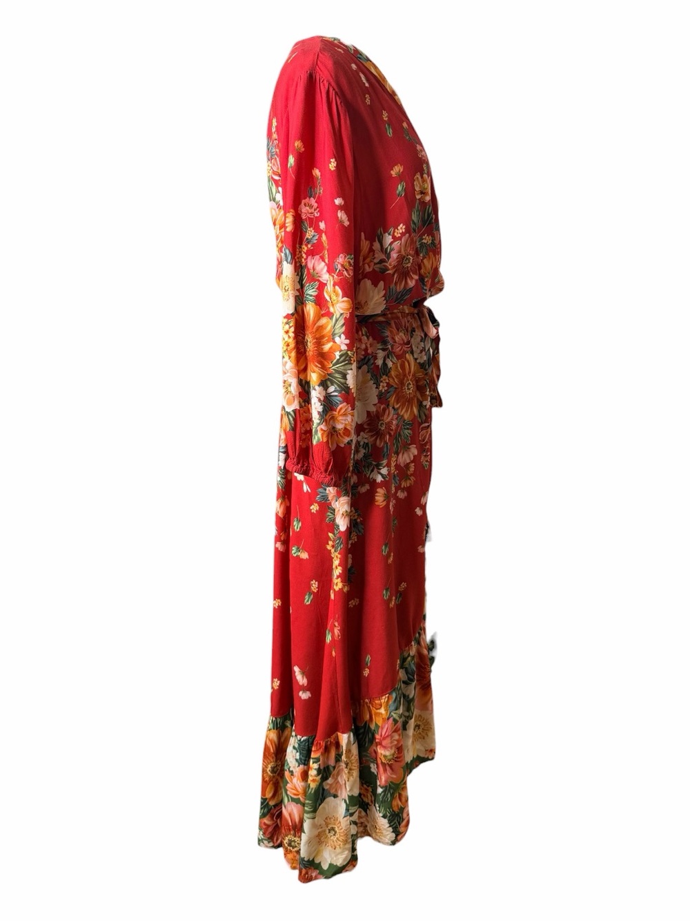 FARM Rio NWT Floral Wrap Dress. Size Large. - Picture 8 of 10
